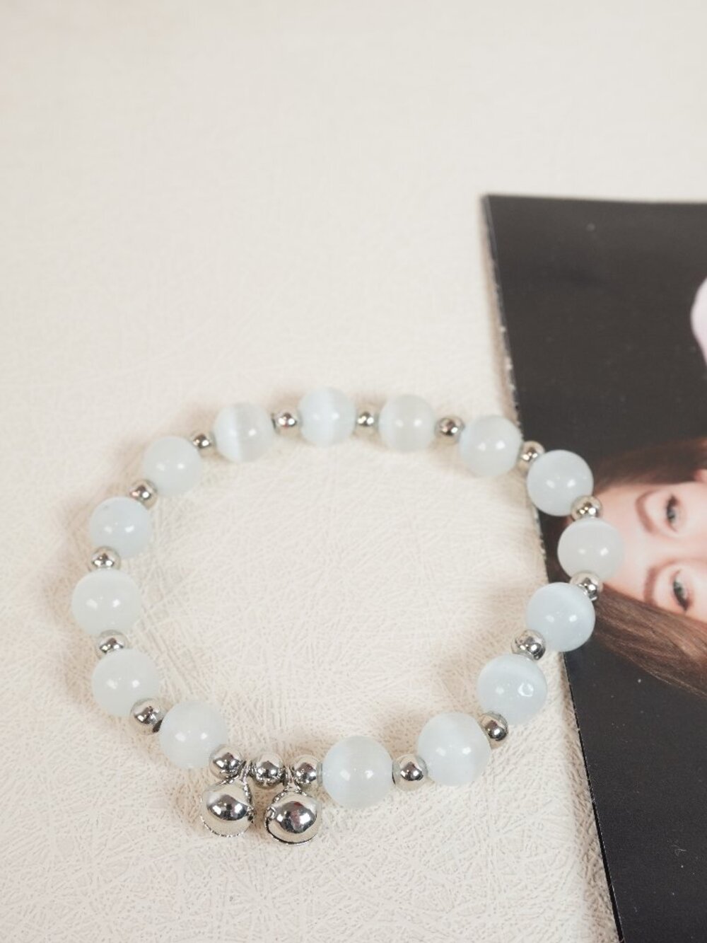 Crystal bead bracelet bridal cute